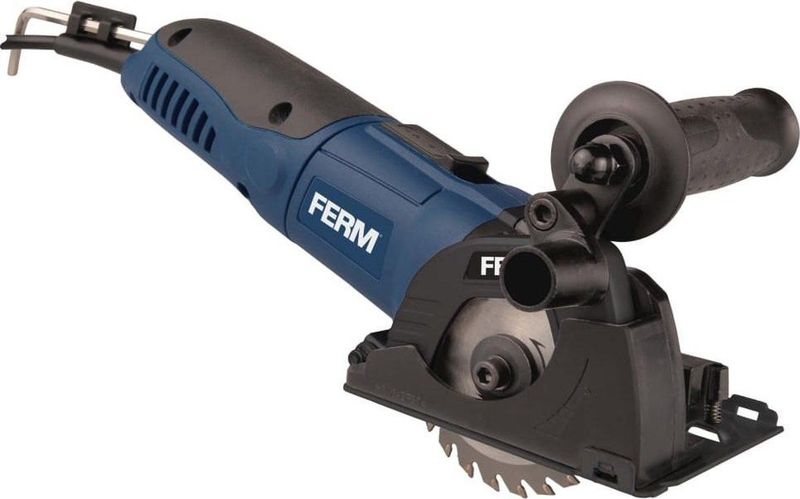 FERM - CSM1043 - Precisie Cirkelzaag - 85mm Diameter - 500 Watt - 3 Zaagbladen