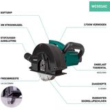 Sleuvenfrees 1700W - 150mm | Incl. 2 sleuvenfrees schijven