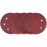 VONROC Schuurpapier set – 225MM – 25 stuks – Voor schuurmachines – Incl. klittenbandbevestiging