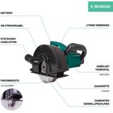 Sleuvenfrees 1700W - 150mm | Incl. 4 sleuvenfrees schijven