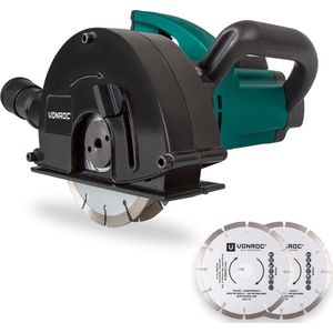 Sleuvenfrees 1700W - 150mm | Incl. 4 sleuvenfrees schijven