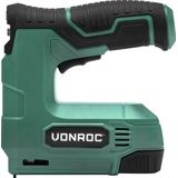 VONROC Accu tacker 4V – Complete set incl. 900 nieten en 300 spijkers