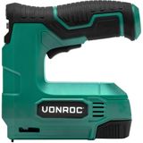 VONROC Accu tacker 4V – Complete set incl. 900 nieten en 300 spijkers