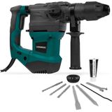 VONROC - Boorhamer - 1500W - 6 Joule - Instelbare Snelheid - SDS Plus - 4 Functies