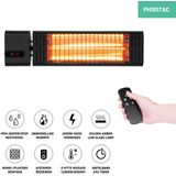 Heater Volsini 2000W – Met afstandsbediening en LCD scherm | Zwart