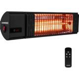 Heater Volsini 2000W – Met afstandsbediening en LCD scherm | Zwart