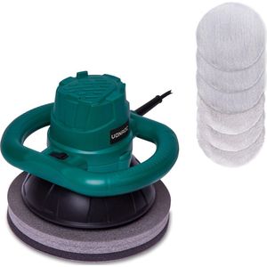 Exzenter-Poliermaschine 120W - Ø240mm - Inkl. 6 Polierscheiben und Werkzeugtasche