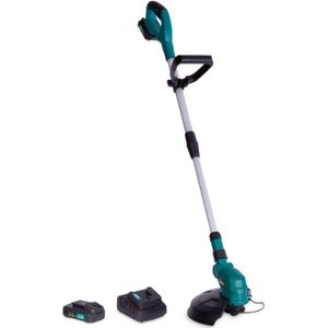 VONROC Grastrimmer 20V – VPower 20V - Incl. 2x 2.0Ah accu en oplader – 250mm – Dubbele spoel (2x4m) – Telescopische stang