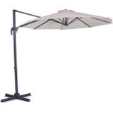 Zweefparasol Bardolino Ø300cm – Premium parasol | Beige