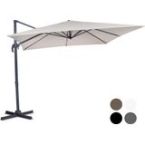 Zweefparasol Pisogne 300x300cm – Premium parasol | Beige