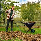 Faltbare Schubkarre – 50 Liter 30 kg Belastbarkeit – Perfekt zum Sammeln und Transportieren von Laub und Schnittgut