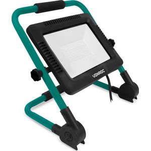 VONROC Led werklamp 100W – Opvouwbaar – Kantelbaar - Brede stralingshoek 120°