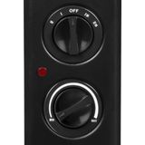 Konvektor Heizung – Elektroheizung 2000W – Schwarz – Mit Turbolüfter – Einstellbarer Thermostat – 2 Heizstufen – Für Räume bis zu 24 m2 – Modernes