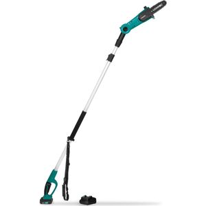 VONROC Telescopische Accu Kettingzaag 20V - Kantelbaar zaagblad - Traploos verlengbaar (Incl. 2.0Ah Accu en snellader)