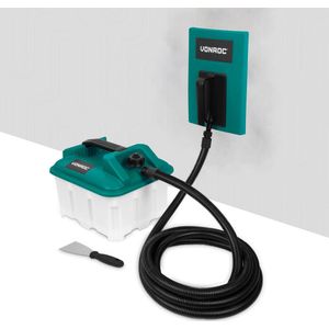 VONROC - Behangafstomer - 2300W - Tankcapaciteit 4.5 Liter - 4m Stoomslang - Incl. Krabber