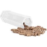 VONROC Rookpellets BBQ – Mixpakket met 3 exotische houtsoorten: sinaasappel, koffie en tropisch fruit -  100% natuurlijk – 3kg