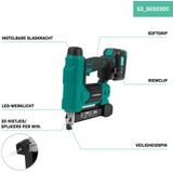 VONROC - VPower 20V - Accu Tacker - Incl. 1000 Nieten & 1000 Spijkers