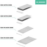 VONROC - VPower 20V - Accu Tacker - Incl. 1000 Nieten & 1000 Spijkers