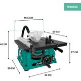 Compacte zaagtafel 1500W – Ø210mm | Incl. 40T zaagblad