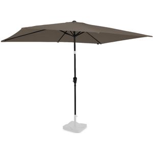 Parasol Rapallo 200x300cm –  Premium rechthoekige parasol | Taupe