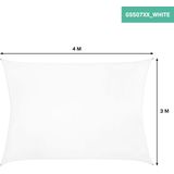 Schaduwdoek Rechthoek - Premium – 400x300 cm – Waterafstotend | Wit