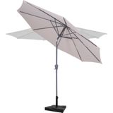 Parasol Recanati Ø300cm –  Premium stokparasol – beige | Incl. parasolvoet