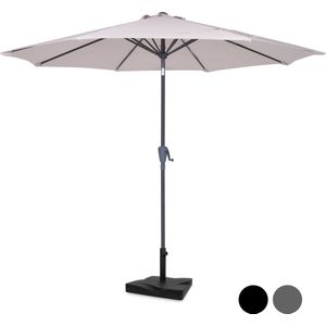 Parasol Recanati Ø300cm –  Premium stokparasol – beige | Incl. parasolvoet