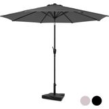 Parasol Recanati Ø300cm –  Premium stokparasol – grijs | Incl. parasolvoet