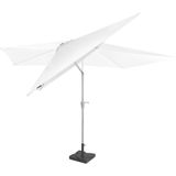 Parasol Rapallo 200x300cm –  Premium parasol – wit | Incl. Parasolvoet 20 kg.