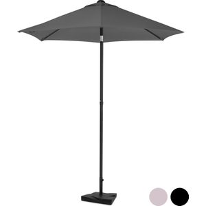 VONROC Premium Parasol Torbole – Ø200cm - Duurzame stokparasol – combi set incl. parasolvoet van 20 kg - UV werend doek