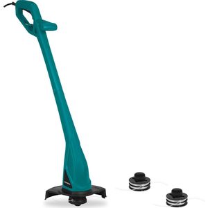 VONROC Grastrimmer 300W – Ø230mm maaidiameter – complete set met 2 extra draadspoelen van 4 meter- Tap and Go systeem