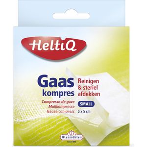 HeltiQ - Gaaskompres - Steriel - 100% Katoen - Comfortabel en Zacht