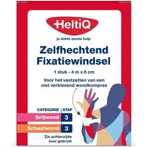 HeltiQ Zelfhechtend Windsel 4 m x 6 cm