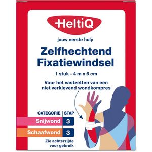 HeltiQ Zelfhechtend Windsel 4 m x 6 cm
