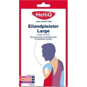 HeltiQ - Eilandpleister - Steriel - Groot - Voor Wondverzorging