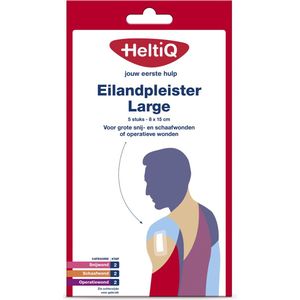 HeltiQ Eilandpleister Large 8 x 15 cm 5st.