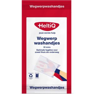 HeltiQ - Wegwerpwashandjes - 50 stuks