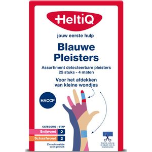 HeltiQ Blauwe Pleisters 25 stuks