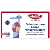 HeltiQ - Detecteerbare Textiel Vingerpleisters - Blauw - 120 x 20mm