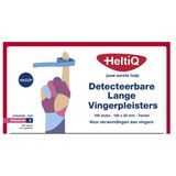 HeltiQ Vingerpleisters Detecteerbaar - 180x20 mm - Textiel - PE 100 stuks - Blauw