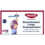 HeltiQ Vingerpleisters Detecteerbaar - 180x20 mm - Textiel - PE 100 stuks - Blauw