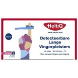 HeltiQ - Vingerpleisters - Blauwe - 100 Stuks - Elastisch