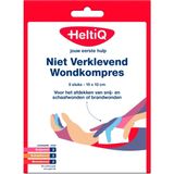 Heltiq wondkompres - Niet verklevend - Steriele gaasjes - 10x10 cm - 5 stuks