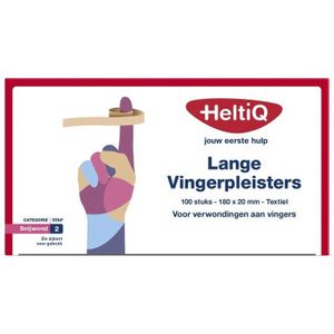 HeltiQ - Vingerpleisters - Textiel - 100 Stuks