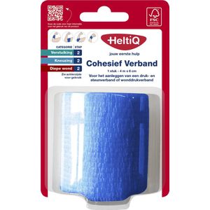 HeltiQ Cohesief Verband 4 m x 6 cm