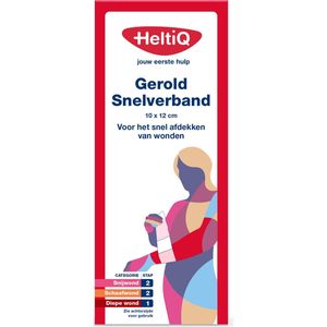 HeltiQ Gerold Snelverband 10x12 cm