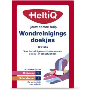HeltiQ Wondreiniging Doekjes 10 stuks