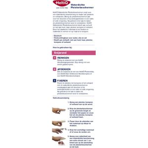 HeltiQ - Waterdichte Pleisterbeschermer - Transparant - Elastisch