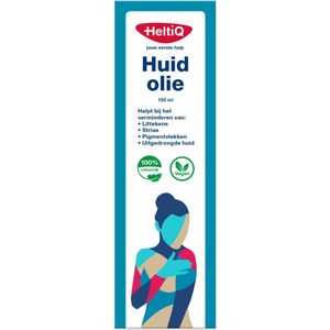 HeltiQ - Huidolie - 150 ml - 100% Natuurlijke Ingrediënten - Hydrateert Huid
