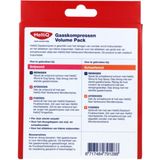 HeltiQ - Gaaskompressen - Steriel - 6 Stuks 5x5cm - 6 Stuks 5x8,5cm - 6 Stuks 10x10cm